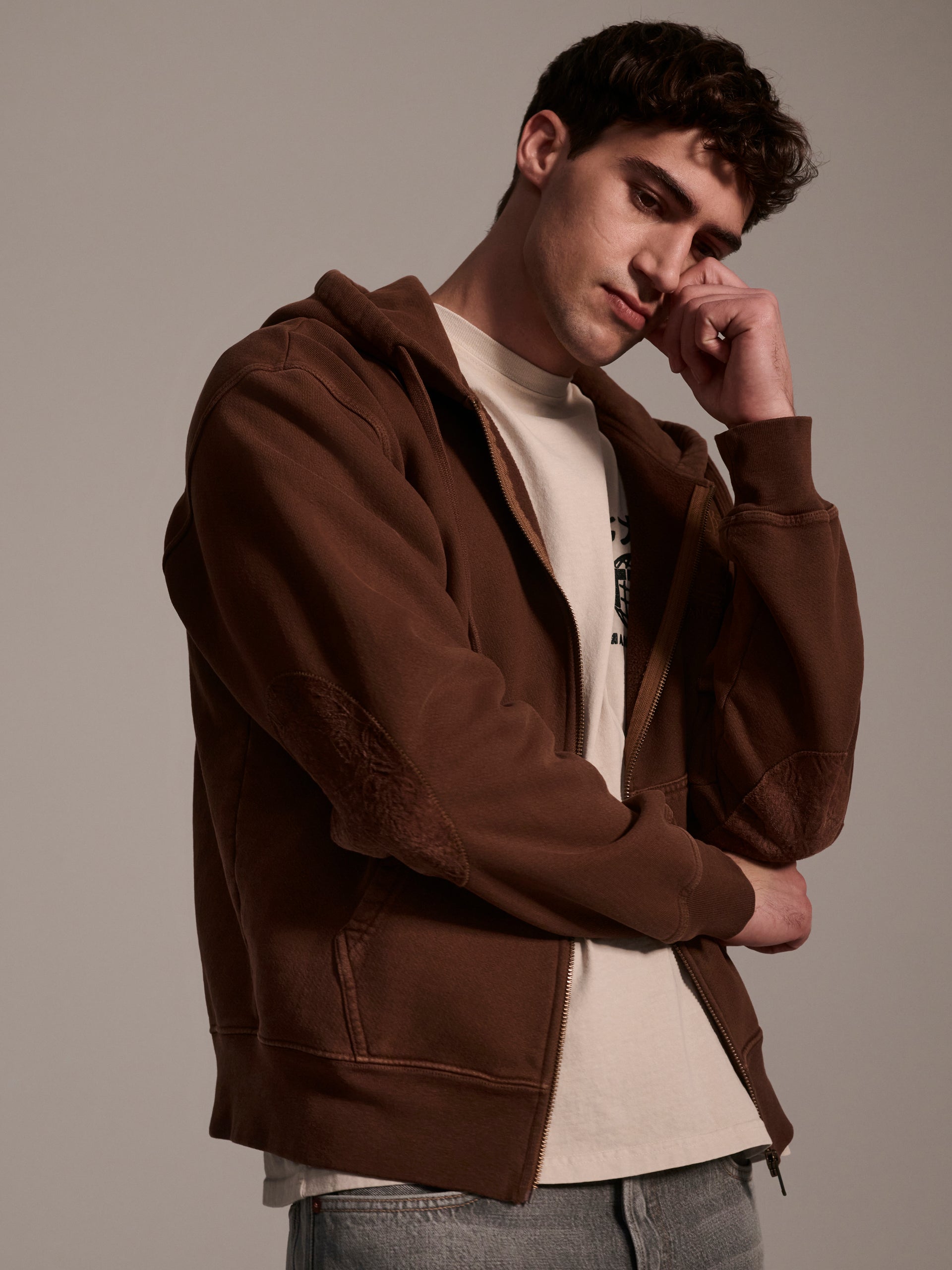 The Camden Hoodie in Pecan