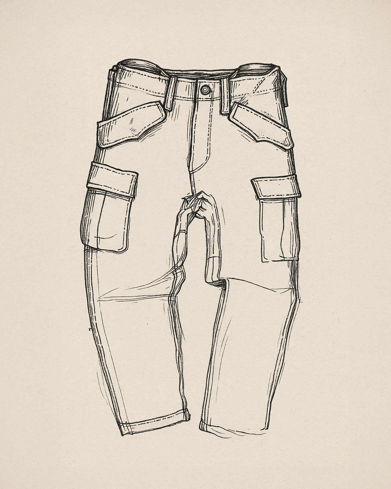 The Brando Cargo in Olive Drab