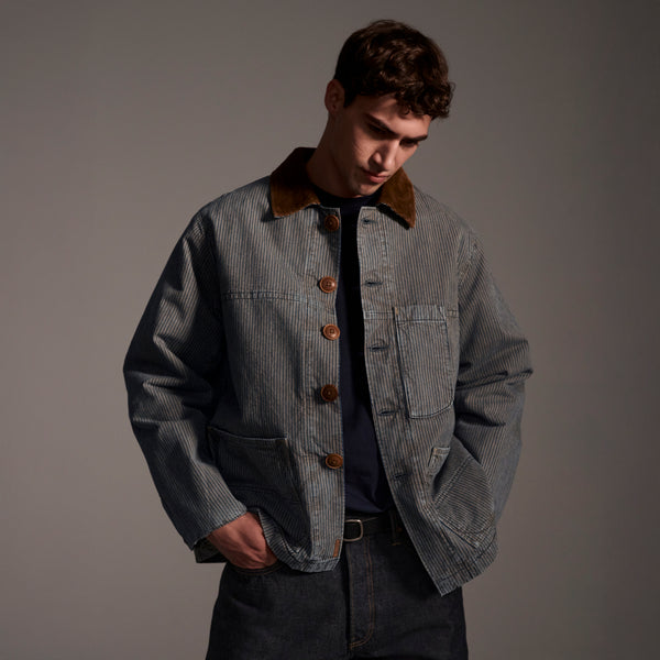 The Hiro Jacket in Indigo Stripe – T7C The Seven Continents