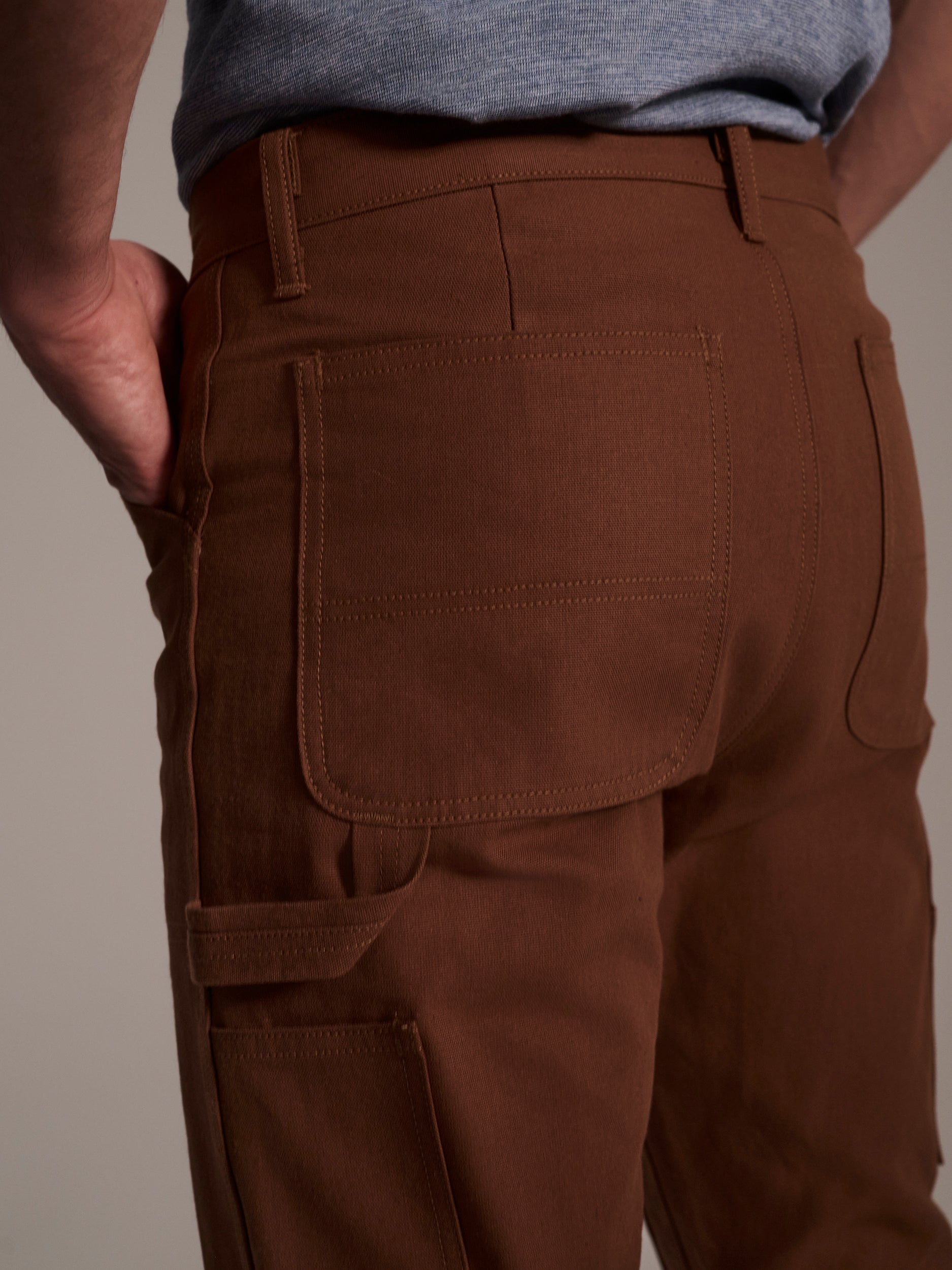 The Sid Pant in Hide Raw