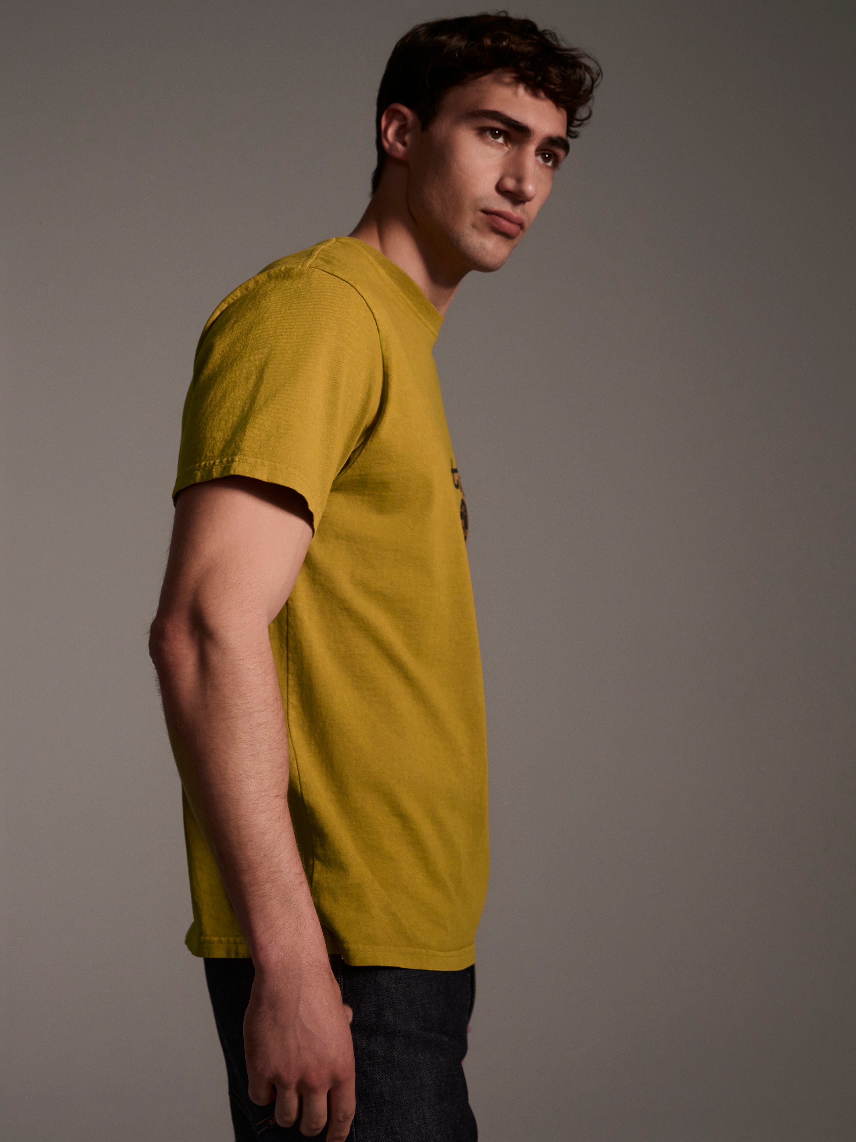 The Timo Tee in Mustard – T7C The Seven Continents