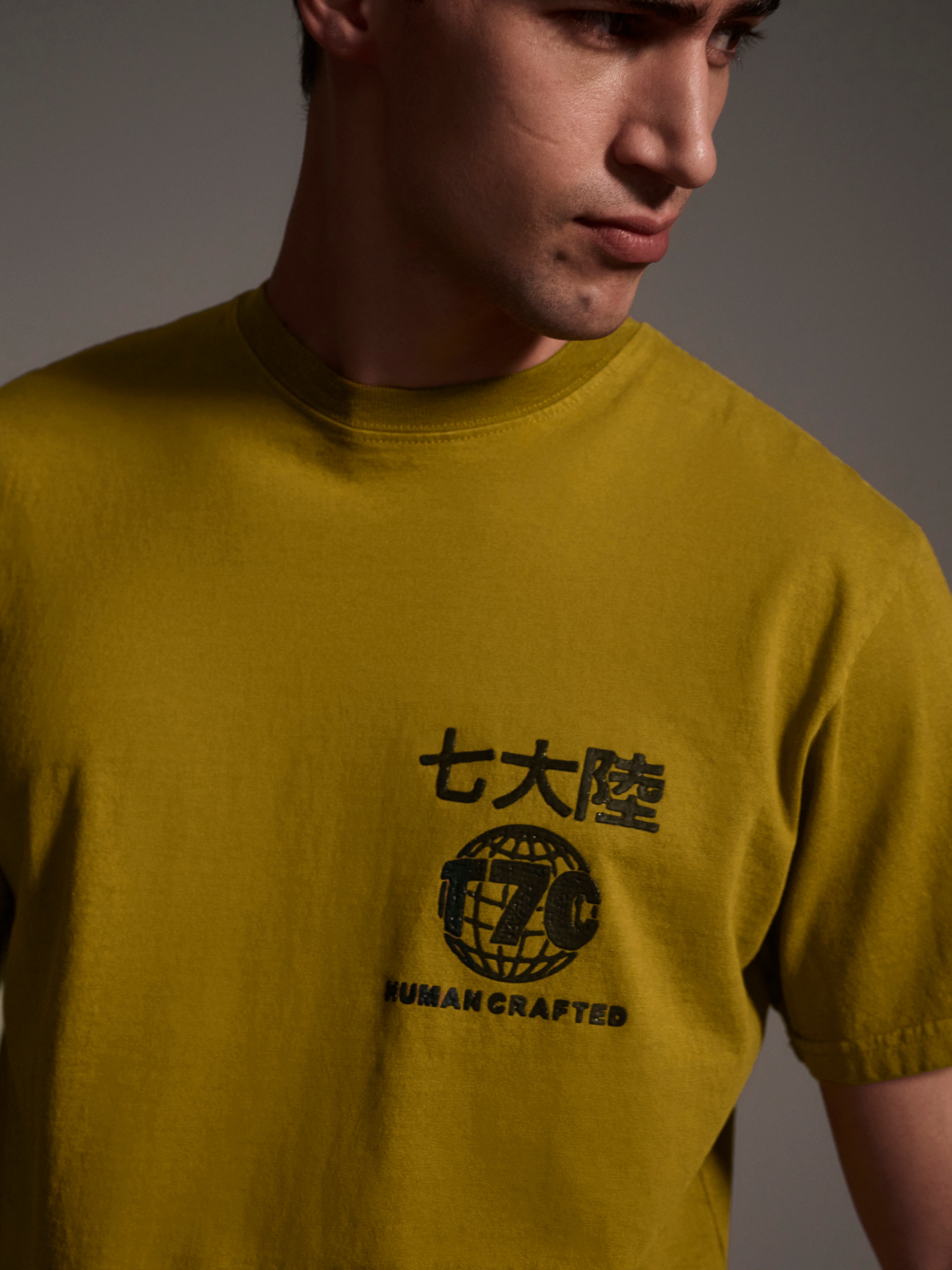 The Timo Tee in Mustard – T7C The Seven Continents